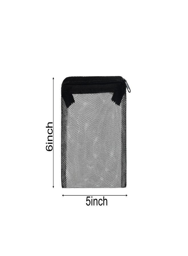 ALEGI 10 pcs Aquarium Filter Media Bags with Zipper, Mesh Reusable Bags for Aquarium Filter Media (6" x 5") - Image 2
